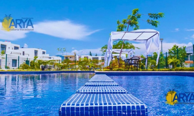 Puerto Vallarta House | Modern House with Pool in Coto Puerto Vallarta 24/7 security, green areas