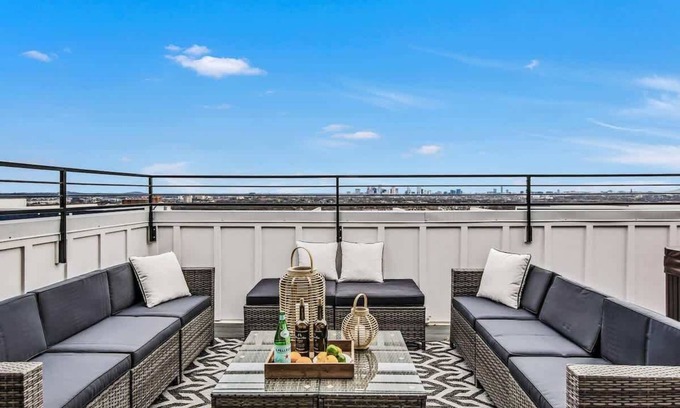 Nashville House | Modern Nashville Retreat Rooftop + Hot Tub