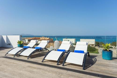 Son Serra de Marina House | Modern Panoramic Sea View House Mallorca