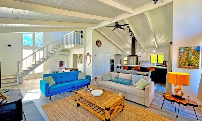 Oakhurst Cabin | Modern Yosemite Cabin – 15min Bass Lake, Sleeps 8