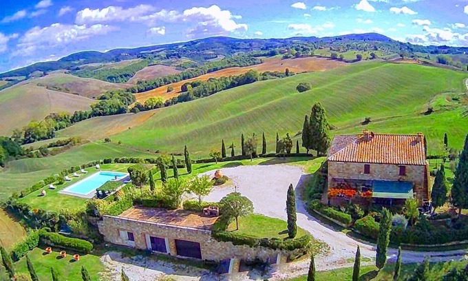 Bollano Villa | Montalcino,private villa with pool in Tuscany,stunning wiews!