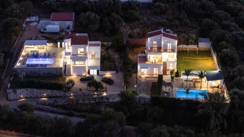 Daratsos Villa | Montis villa sea view heated pool