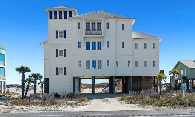Gulf Shores House | Morning Tide by GSVR | Beachfront Luxury w/Pool, Elevator & Game Room + FREE Activities/Golf