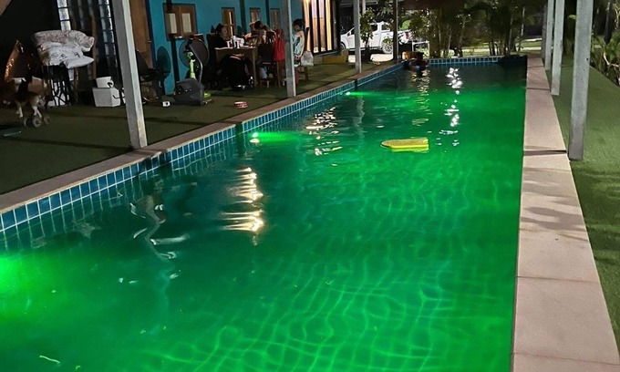 Kosum Phisai House | Morocco blue cafe by chilong river farm