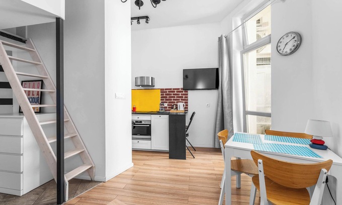 Wesoła Zachod Apartment | Morsztynowska Studio with Mezzanine