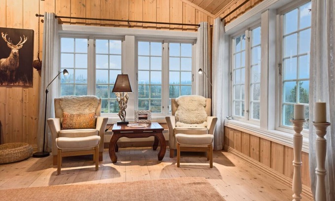 Nord-Aurdal Cabin | Mountain Cabin in Aurdal Fireplace Sauna 1000m