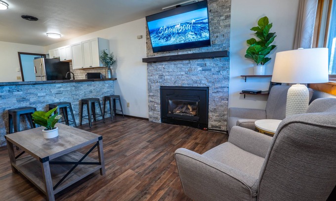 Steamboat Springs Condo | Mountain Retreat Meets Southern Charm - Two King Gel-Cool Memory Foam Beds