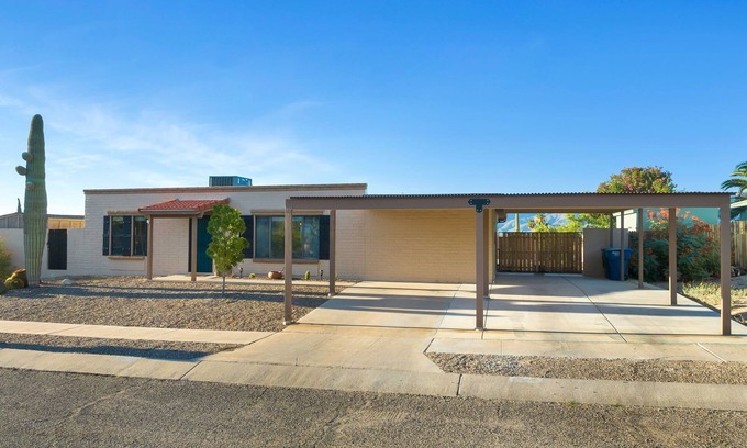 Tucson House | Mountain views! Big private yard with pool - heat optional with fee & spa