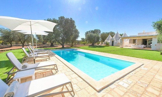 San Michele Salentino Villa | My Rental Homes - Trulli Heaven with private pool and large garden