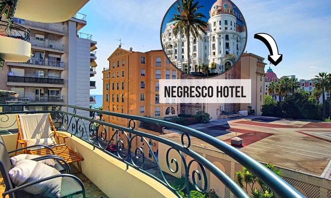 Nice City Centre Apartment | N&J - FIORA PARADISE TERRACE - Central - Sea