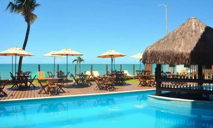 Ponta Negra Apartment | Na praia - Elegance 502 Luxo - Lateral vista mar