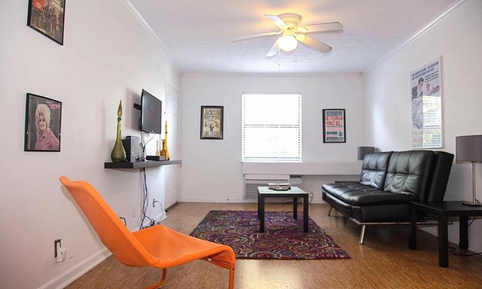 Music Row Apartment | Nashville Apt on Music Row Sleeps 6 Great Location!