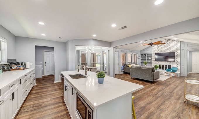 Northeast Carrollton House | Near Highways, Family-friendly, King bed, Remote work, Foosball, Grill, Games
