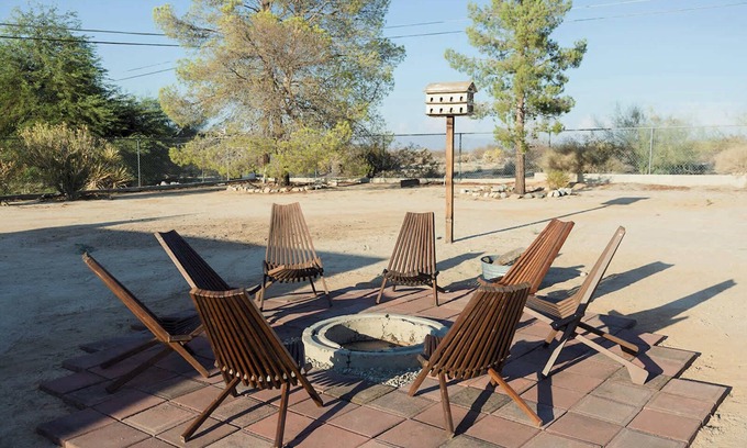 Indian Cove House | Near Indian Cove & JTNP, Outdoor Lounge, + FirePit