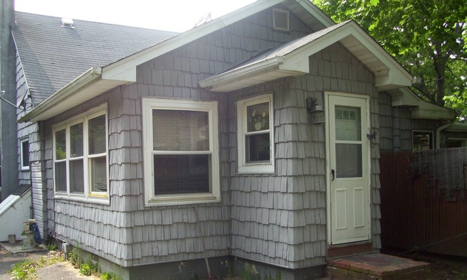 Shirley House | Near Smith Point Beach. Furnished private studio apartment.