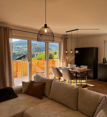 Mitterbach Apartment | Neubau, Bergpanorama, gute Lage, Tiefgarage