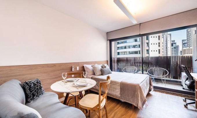 Indianopolis Apartment | NEW AP MOEMA Wi-Fi 300, NEXT SUBWAY MOEMA, SHOPPING IBIRAPUERA