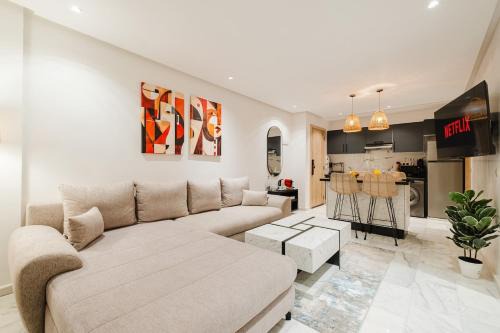 Gueliz Apartment | NEW Apartment Central 1BR-Queensize, AC&Terrace