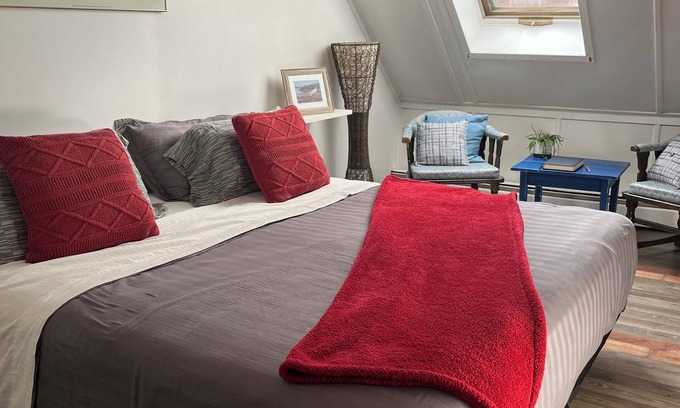 New Glasgow Apartment | New Cozy, a one-bedroom apartment with its own entrance, and loft bedroom.