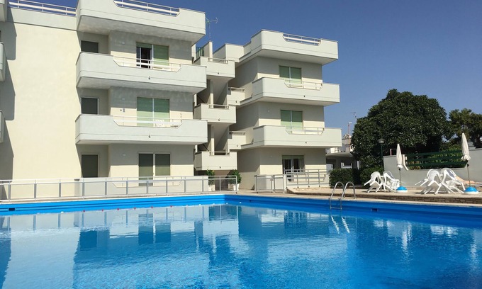 Torre dell'Orso Apartment | New in Torre dell'Orso with Pool and Double Facilities near the Sandy Beach