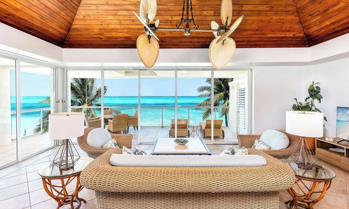 The Bight Condo | NEW LISTING: Pristine 2-Bedroom Oceanfront Penthouse Suite on Grace Bay Beach