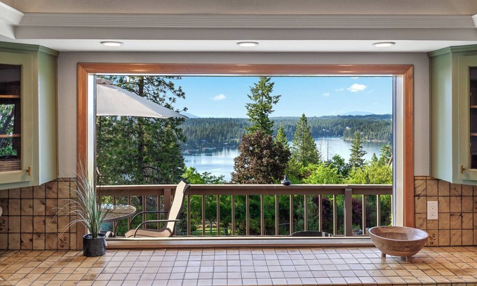 Hayden View Estates House | New Listing! Relax at Hayden Lake | Stunning Views, Hot Tub & Games