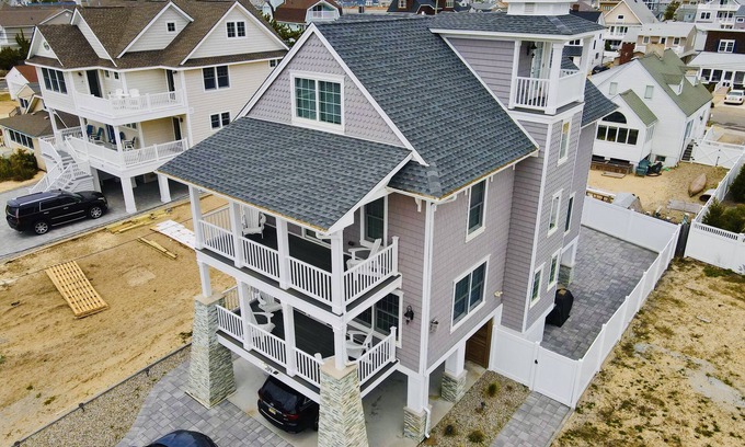 Normandy Beach House | New Mantoloking Home Steps to Private Beach