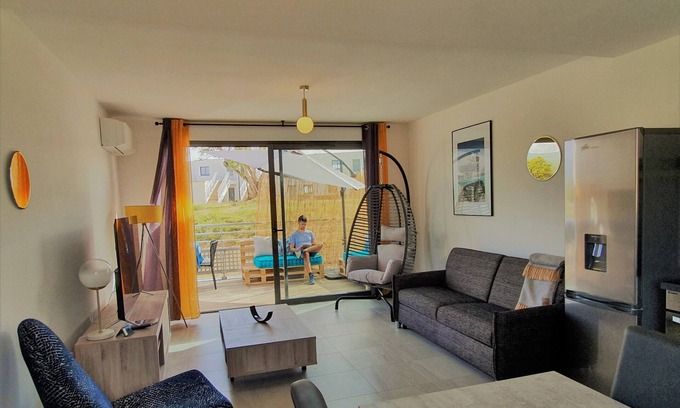 Porticcio Apartment | New, SUPERB T2 Standing, air-conditioned, new