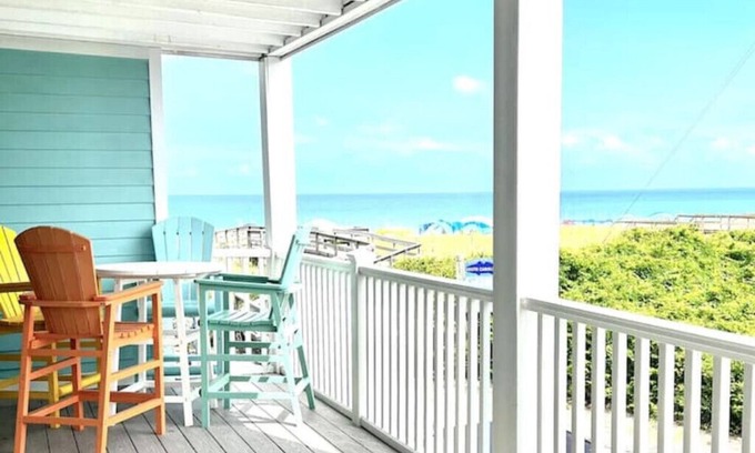 Wilmington Beach Condo | New Updated Beachfront Condo w/pool Carolina Beachn