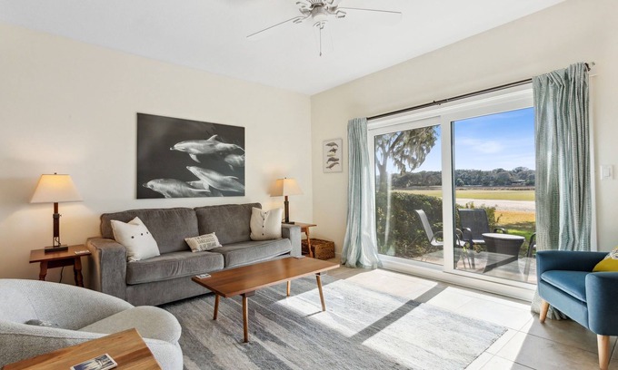 Fernandina Beach House | NEWLY LISTED! Gorgeous Marsh Views from Spacious Villa!