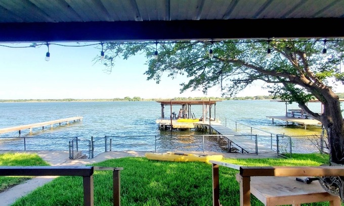 Granbury House | Newly Renovated Lakefront w/Private Dock, Game Room, Kayak, Paddle Boat