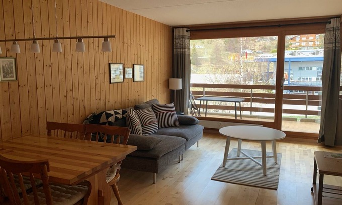 Anzere Apartment | Nice 2-room flat (max 4 pers.), north side, near the cable car. Shops nearby, easy access, right in