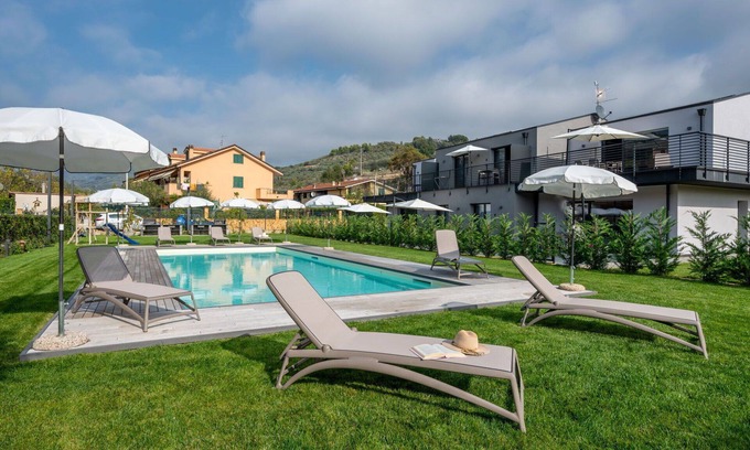 Caramagna Ligure Apartment | Nice apartment for 6 guests with WIFI, A/C, pool, TV, terrace and pets allowed
