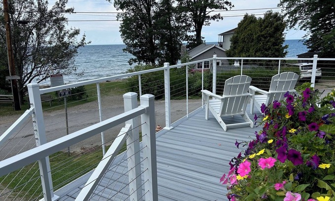 North East Apartment | North East Lake House Unit #1 with Wrap-around Deck