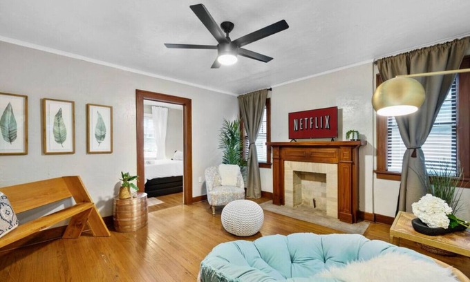 Mesta Park Apartment | NW 20th #1 (OKC) · Step Back in Time! Historic Details-Ideal Location