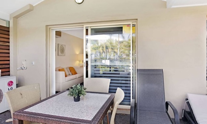 Salamander Bay Apartment | Oaks Pacific Blue Pool spa more in complex