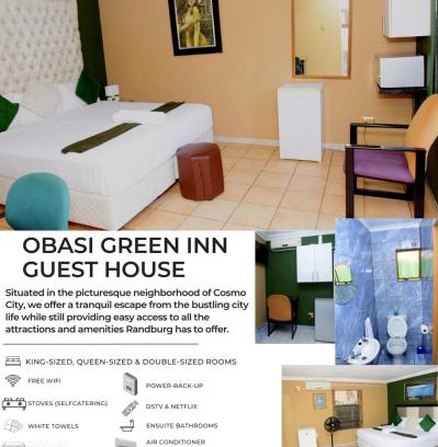 Greater Johannesburg Metropolitan Area House | Obasi Green Inn Guesthouse