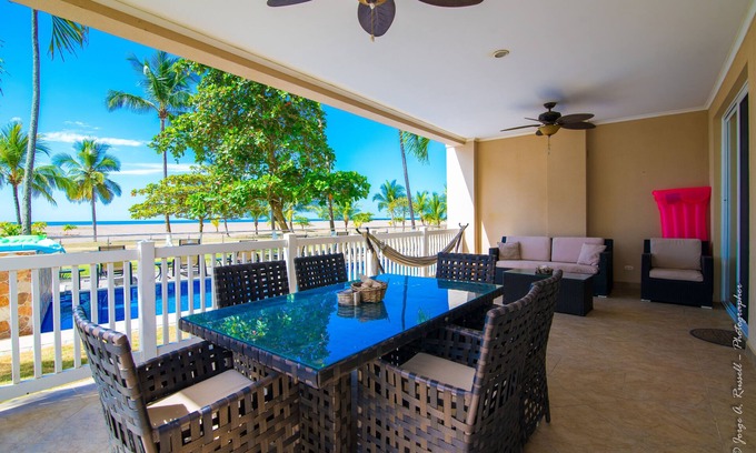 Barrio Los Villalobos Condo | Ocean front and just steps from the pools and ocean!