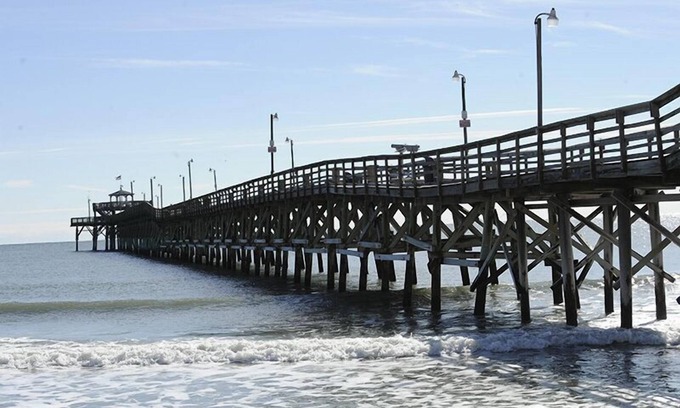 Cherry Grove Beach Condo | Ocean Terrace C3- 3rd Floor Condo with Great Views