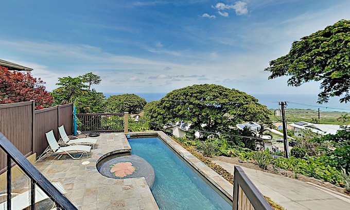 Kahaluu-Keauhou House | Ocean-View All-Suite Oasis: Private Pool, Lanai – Near Magic Sands Beach