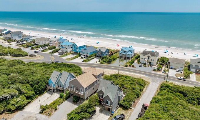 Surf City House | Ocean-View Pet-Friendly Beach Access Retreat