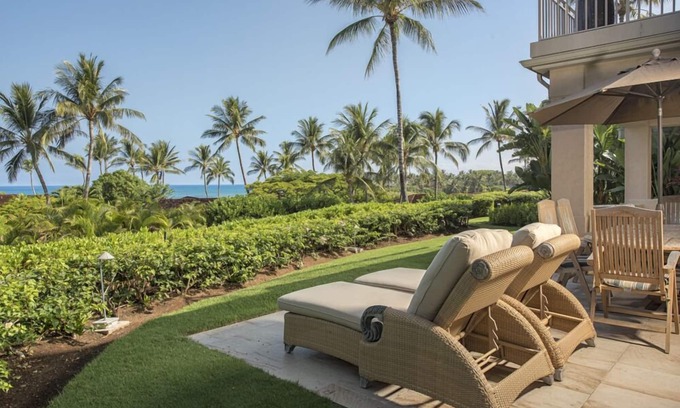Kaupulehu Condo | OCEAN VIEWS* LUXURY AND LOCATION AT HUALALAI RESORT * TWO GOLF CARTS*