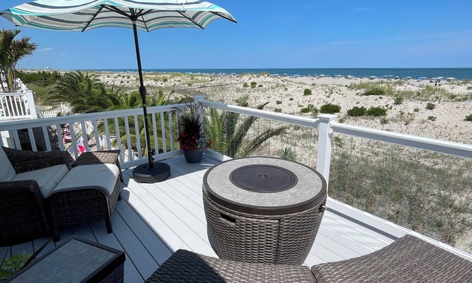 Townsend's Inlet House | Oceanfront, 3 BR on 79th Street in Sea Isle with NEW DECK and AMAZING VIEWS!