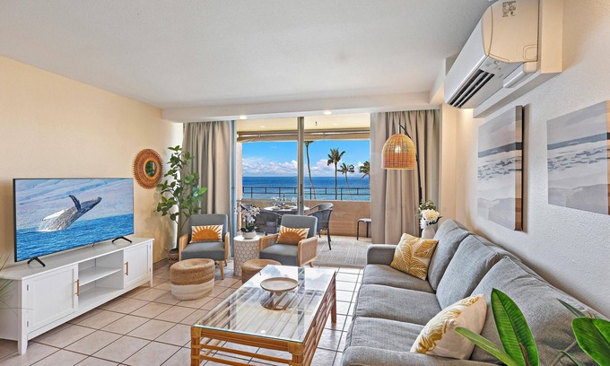 Maalaea Condo | Oceanfront Chic | 2BR Ocean View High Floor