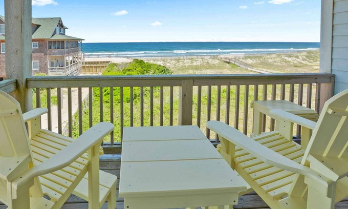 Rodanthe Condo | Oceanfront Condo w/Private Sundeck, Resort Pool, Elevator, and Beach Access