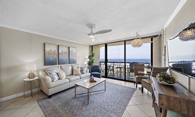 Galveston Condo | Oceanfront condo with resort style amenities, pool, and restaurants