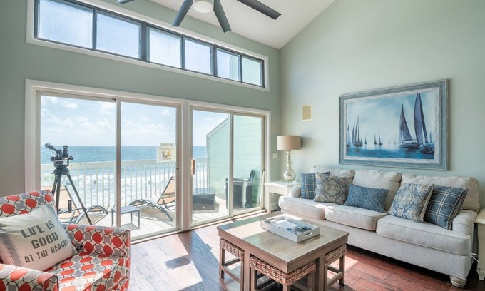 Kure Beach Condo | Oceanfront Condo with 3+ Pools - Ocean Dunes 1507