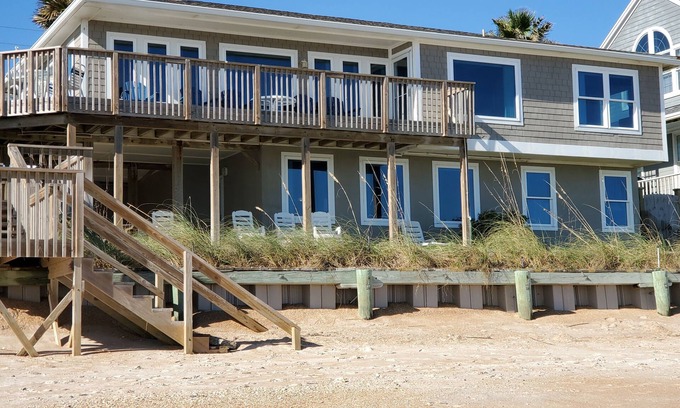 South Ponte Vedra Beach House | Oceanfront House with Private Beach, Patio, and Gameroom