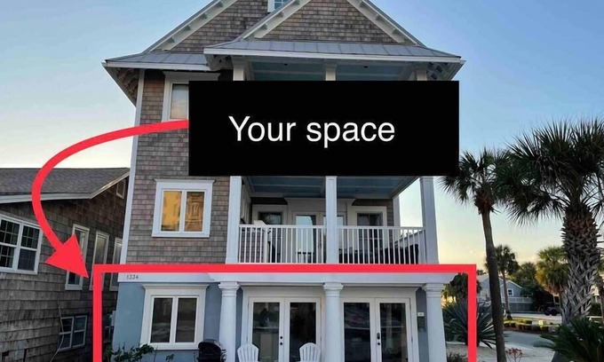 Jacksonville Beach Condo | Oceanviews and steps to the sand