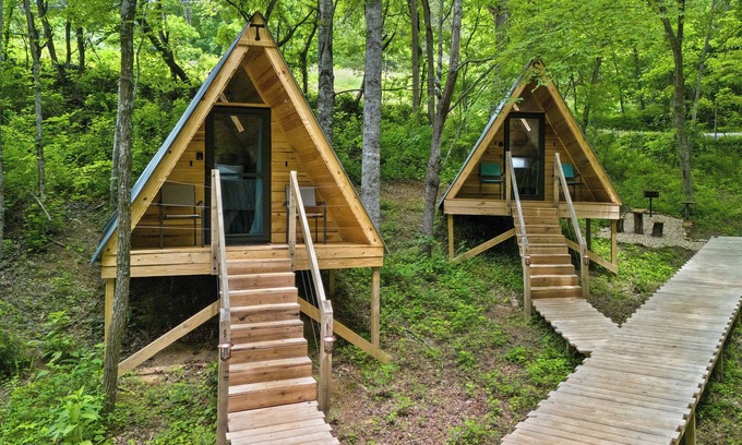 Hartford Cabin | Off-Grid Mini A-Frame in Hartford, TN- Cabin T